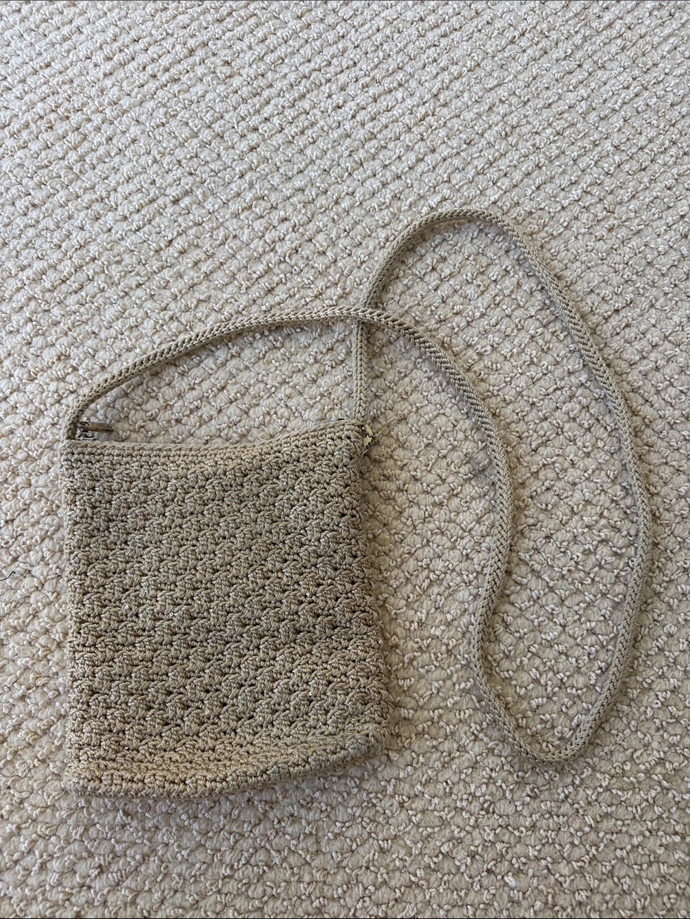 The Sak Original Purse Female Adult Shoulder Bag Beige crochet